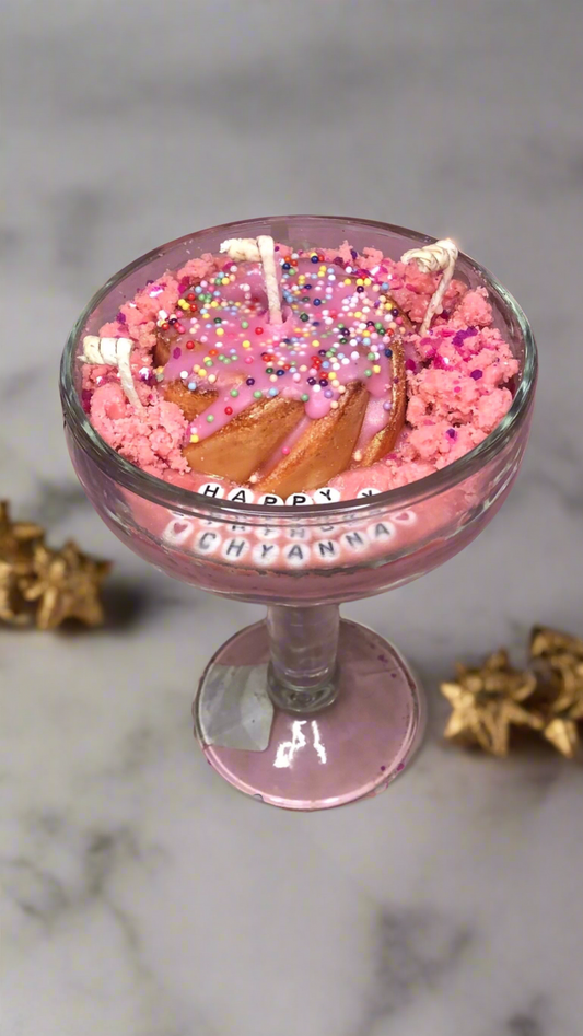 Custom birthday candle